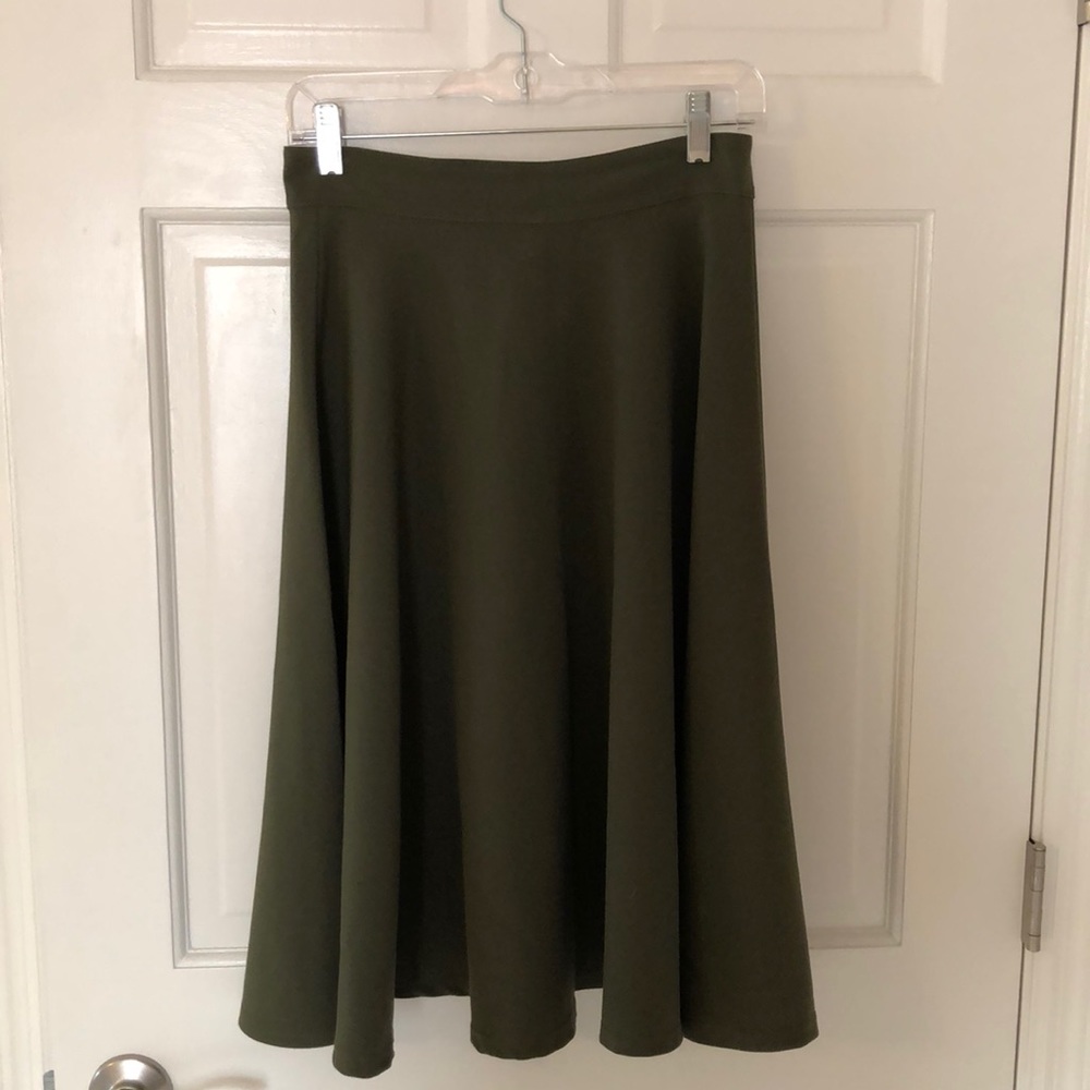 Rock Steady - Size M - A-line green skirt